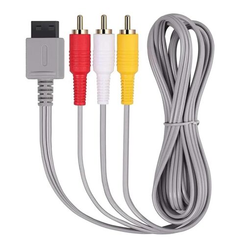 50pcs Universal Cable for Nintendo Wii Controller Console,Audio Video Av Cable Cord Composite for Will in Saudi Arabia