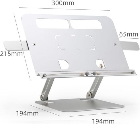 Reading Rack Aluminum Alloy Desktop Multifunctional Flat Stand Folding and Lifting in Saudi Arabia