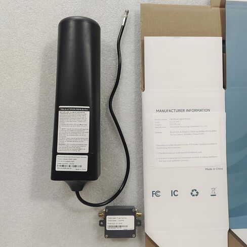 Cell Phone Booster for Truck, RV, SUVs & Off Road Vehicles | All U.S. Carriers | Zero Signal Loss, 360° Tower Reception | All-in-One Booster with Built-in Outdoor Antenna | FCC Approved in Kuwait