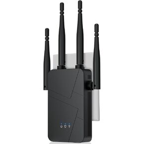 2026 WiFi Extender, 15888 sq.ft Internet Extender WiFi Booster, Long Range Wireless Repeater Signal Amplifier for Home, Mesh Wi-Fi 99% Faster | Broader Than Ever, Support 55+ Devices, 1-Tap Setup in Saudi Arabia