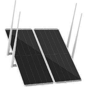 30W Solar WiFi Extender, 5.8G/2.4G Dual Band Solar WiFi Extender Signal Booster for Yard Farm Ranch, Solar Powered WiFi Repeater 111Wh Battery, IP66 Waterproof, 1200Mbps Coverage in Saudi Arabia