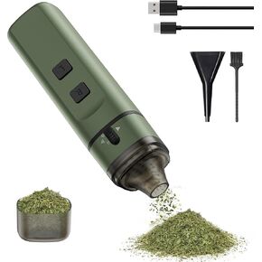 Automatic Electric Spice Grinder,USB Rechargeable Powered, Mini Portable Spice Mill Machine for the Kitchen(Green) in Saudi Arabia