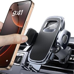 Phone Holders for Car with New Metal Hook Clip, Handy Air Vent Car Mount | [One Hand Operation] Cell Phone Car Mount for iPhone, Pink Car Phone Holder, Universal Y2K Car Accessories Gifts for Women in Saudi Arabia