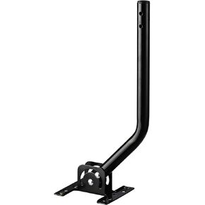 PBD Adjustable Antenna Mounting Pole for Attic or Outdoor Use – Universal Mount Bracket for TV Antenna & Weather Station, Heavy Duty Steel, Weatherproof, Easy Installation, 1" Dia Pole, 16.5" Arm in Saudi Arabia