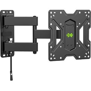 USX MOUNT TV Wall Mount for 32-74 inch Flat Screen/LED/4K up to 110lbs, Full Motion TV Mount Bracket with Swivel & Tilt Articulating Dual Arms, Max VESA 400x400mm, Fits 12/16" Wood Studs in Kuwait