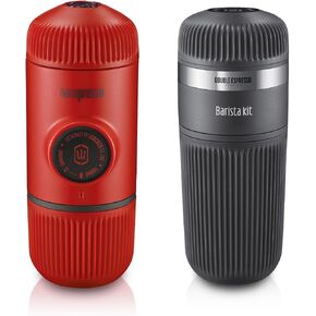 WACACO Nanopresso & Barista Kit Bundle - Double Espresso & Lungo Portable Coffee Maker Accessories Set in Saudi Arabia