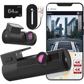 BlackVue Elite 10, 4K+4K Dash Cam Front and Rear, STARVIS 2, Free 64GB Card | HDR, Wi-Fi, GPS, 24H Parking Mode, App Control, Cloud Connectivity, Hardwire Cable Included, Supports up to 1TB micro SD in Saudi Arabia