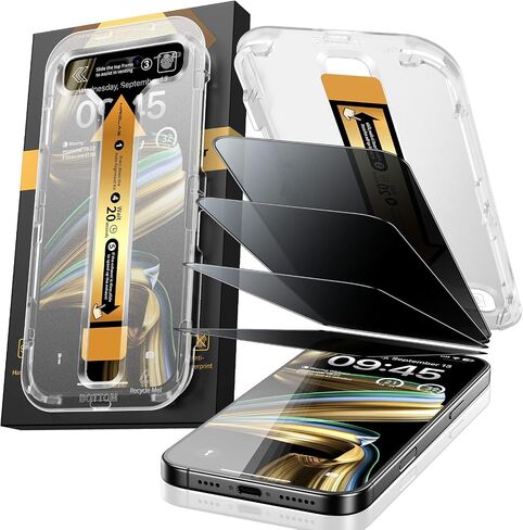 MRGLAS 4-Pack TOP 9H+ Tempered Glass for iPhone 15 Pro Screen Protector in Saudi Arabia