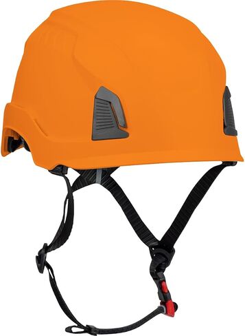 PIP B3186931 Traverse Industrial Climbing Helmet - 4-Point Chin Strap - Non-Vented - Type 1 - Orange in Saudi Arabia