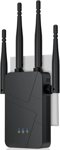 2026 WiFi Extender, 15888 sq.ft Internet Extender WiFi Booster, Long Range Wireless Repeater Signal Amplifier for Home, Mesh Wi-Fi 99% Faster | Broader Than Ever, Support 55+ Devices, 1-Tap Setup in Saudi Arabia