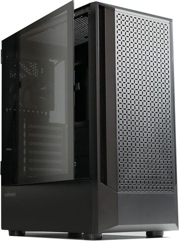 Zalman FIT Basic ATX Mid-Tower Desktop Computer Gaming PC Case | 1 x 120mm PWM Fan, High Airflow Mesh Front Panel, 360mm AIO Radiator Support in Kuwait