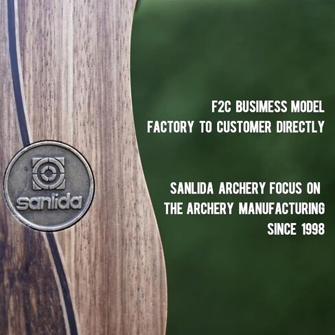 Sanlida Archery Royal X8 طقم قوس من قطعة واحدة مقاس 60 بوصة ومجموعة قوس منحني للصيد مقاس 58 بوصة Eagle X9 (40 رطل) in Kuwait
