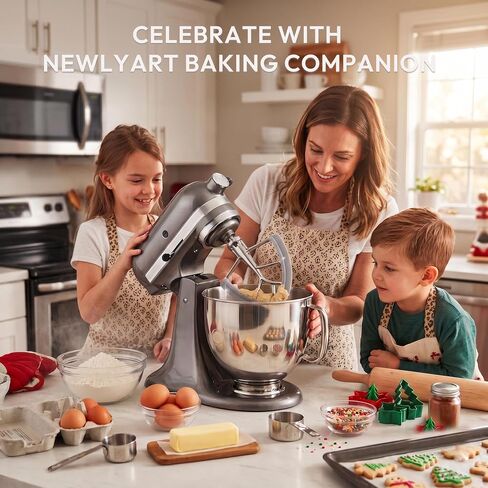 Stainless Steel Flex Edge Paddle for KitchenAid Tilt-Head Stand Mixer 4.5 5 QT, No Coating Flat Beater with Dual Silicone Scrapers, Kitchen Aid Accessories and Attachments, Replacement KFE5T in Saudi Arabia