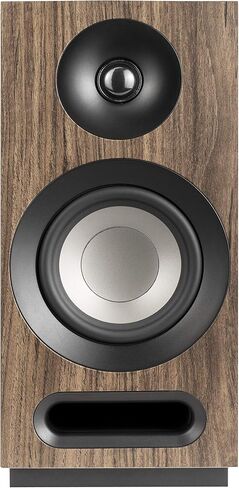Jamo S 803 Bookshelf Speaker Pair (Walnut) | Bookshelf audio and home theater with Dolby Atmos ready connections and wood finish in Saudi Arabia