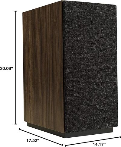 Jamo S 803 Bookshelf Speaker Pair (Walnut) | Bookshelf audio and home theater with Dolby Atmos ready connections and wood finish in Saudi Arabia