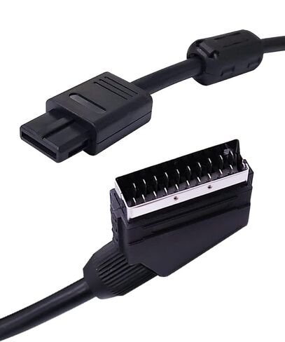كابل HTDYOO RGBS Scart سلك نحاسي عاري متوافق مع SFC- 3.28 قدم/1 متر in Kuwait