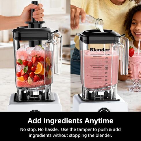 AIZIYO Professional Blender for Smoothies, 2200W Peak Watts,60 oz BPA-Free Pitcher, Blenders for Kitchen, Dishwasher Safe, Programs for Frozen Drinks & Nutrient Milk Shakes & Nut Milk in Saudi Arabia