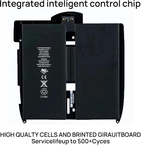 A1315 Battery Compatible with iPad 1 1st Gen A1337 A1219 741-0025-A 616-0448 with Tools 3.75V 24.8Wh in Saudi Arabia