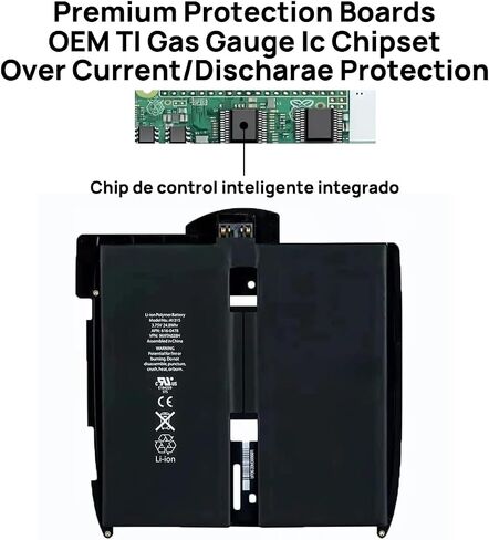 A1315 Battery Compatible with iPad 1 1st Gen A1337 A1219 741-0025-A 616-0448 with Tools 3.75V 24.8Wh in Saudi Arabia