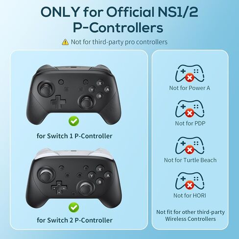 KINWIN Switch 2 Controller Charging Dock for Joypad 2 & Pro Controlle 2/1 | 6 in 1 Fast Joypad Charger Stand & Orgnizer Station for Joypad 2 & Pro Controller 1/2 , LED Indicator, USB Chraging Cable in Kuwait