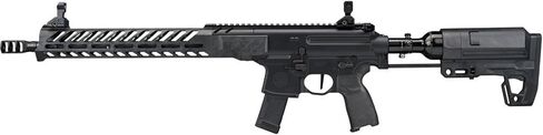 SIG SAUER MPX PCC PCP .22 كال بندقية هوائية نصف آلية | أسطوانة هواء منظمة 13ci/3000 PSI، مجلة تقدم تلقائي ذات 8 جولات، سكة Picatinny، مشاهد قابلة للطي in Kuwait