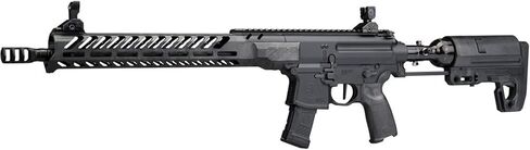 SIG SAUER MPX PCC PCP .22 كال بندقية هوائية نصف آلية | أسطوانة هواء منظمة 13ci/3000 PSI، مجلة تقدم تلقائي ذات 8 جولات، سكة Picatinny، مشاهد قابلة للطي in Kuwait