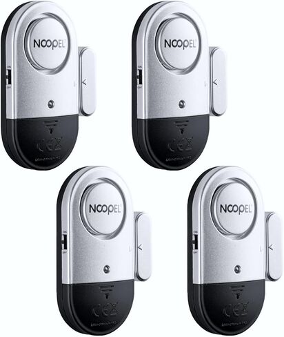 Door Alarms for Kids Safety 120dB Window Alarms for Home Security | 120dB Open Alert,Pool Safety Guard,Door Window Sensor,Hotel Apartment Use,Garage RV Fit,Easy Stick Install in Saudi Arabia