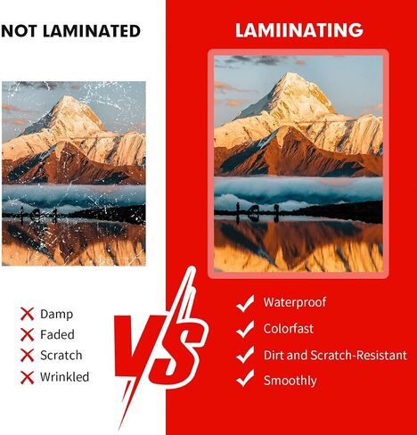 RAZCC Laminating Sheets, 500 Pack Clear Thermal Laminating Plastic Paper Laminator Sheets, 11 x 17-Inch, 5mil, Ideal Office or School Supplies in Saudi Arabia