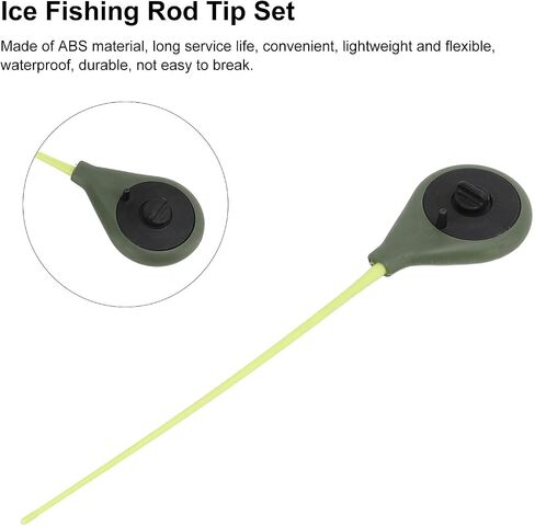 Ice Fishing Rod Tip Set Thicken Extension Rod Winter Fishing Parts for Outdoor Fishing in Saudi Arabia