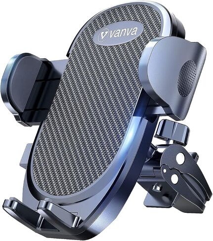 vanva Universal Air Vent Car Mount, [ Big Phones & Thick Case Friendly ] Cell Phone Holder for Car Hands Free Clamp Cradle Vehicle fit for All Apple Smartphone in Saudi Arabia
