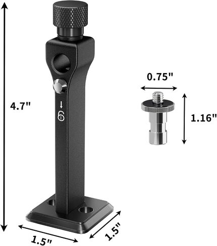 MAIRAN Binocular Tripod Adapter with 1/4-20" & 3/8-16" Thread | Quick Release Detachable Binocular Mount for 8x42 10x50 15x60 15x70 20x80 25x70 Binoculars etc Model in Saudi Arabia
