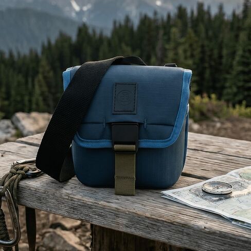 Nocs Provisions 42mm Binocular Pouch for Nocs 32mm Binoculars, Crossbody or Pack Mount Accessory - Harbor Blue in Saudi Arabia
