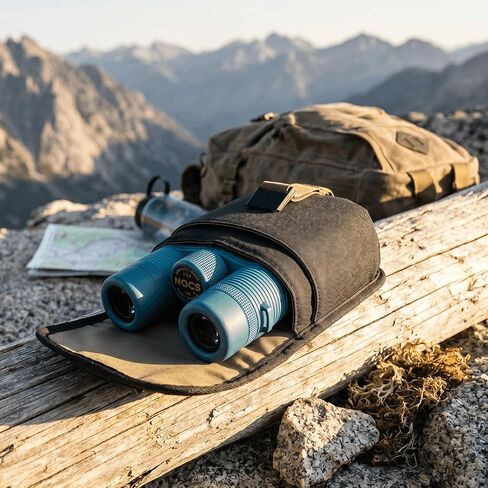 Nocs Provisions 42mm Binocular Pouch for Nocs 32mm Binoculars, Crossbody or Pack Mount Accessory - Harbor Blue in Saudi Arabia