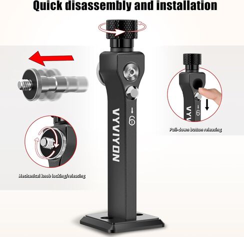 Binoculars Tripod Adapter, Arca Base Design with 3/8" and 1/4" Screw | Quick Release Binoculars Tripod Adapter for Bird Watching, Hunting, Astronomy, Animal Observation in Saudi Arabia