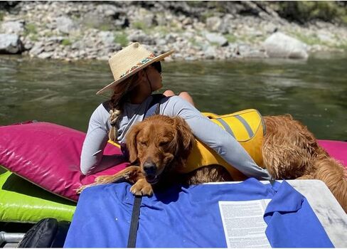 Outdoor Recreation Camping Boating River Trip Soft Foam Cushion Sleeping Landing Pad, Cranberry, 24" in Saudi Arabia