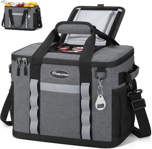 Maelstrom Soft Cooler Bag, 35/55/75 Can Beach Cooler with Flip-top Access | Lightweight, 5-layer Insulation, 12H Cold, Leakproof, Collapsible, Adjustable Strap, Perfect for Camping,Picnics,Work,Travel in Saudi Arabia
