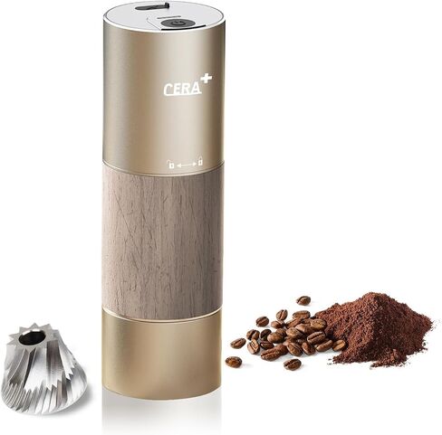 CERA+ Portable Espresso Maker & Grinder Bundle, Coffee Kit | PCM03S espresso maker with CGE01 grinder, combining fresh-ground coffee and premium design for coffee lovers on the go. in Saudi Arabia