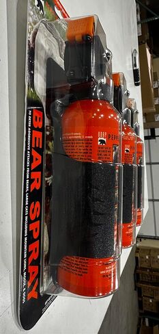UDAP SOG3 Bear, Mountain Lion, Dog, Coyote, and Moose Spray with Griz Guard Holster 40 Foot Powerful Fog Deterrent. 3 Pack in Saudi Arabia