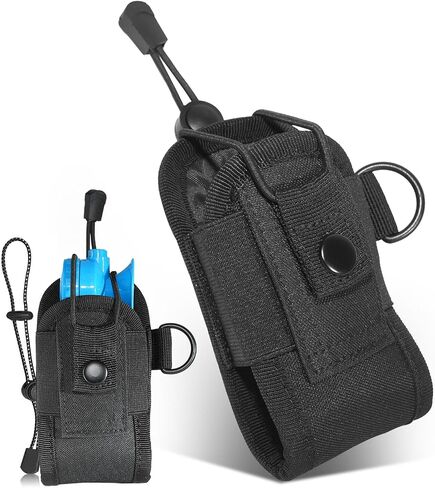JIUSAIRUI Air Horn Holder for Boating – One-Handed Quick-Access Holder for Backpack Straps, Belts & Life Jackets, Fits Bear Horn & Dog Air Horn, Holster Only (Horn Not Included) - Black in Saudi Arabia