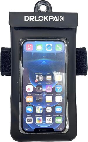 DRLOKPAK Waterproof Phone Case Armband Surfing Dry Bag Floating Waterproof Pouch Holder for iPhone 15 14 13 12 Pro Max XS Plus Se Galaxy S23 + Ultra W24 Google LG Phone up to 7inch in Saudi Arabia
