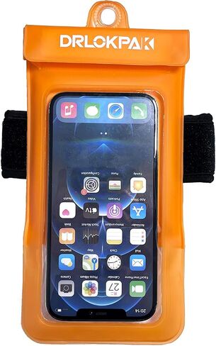 DRLOKPAK Waterproof Phone Case Armband Surfing Dry Bag Floating Waterproof Pouch Holder for iPhone 15 14 13 12 Pro Max XS Plus Se Galaxy S23 + Ultra W24 Google LG Phone up to 7inch in Kuwait