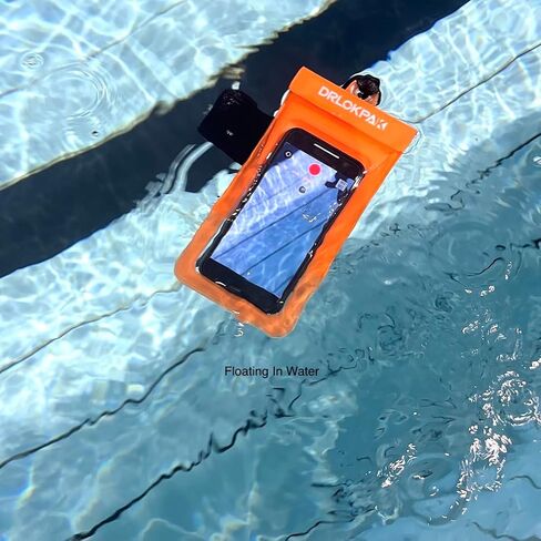 DRLOKPAK Waterproof Phone Case Armband Surfing Dry Bag Floating Waterproof Pouch Holder for iPhone 15 14 13 12 Pro Max XS Plus Se Galaxy S23 + Ultra W24 Google LG Phone up to 7inch in Kuwait