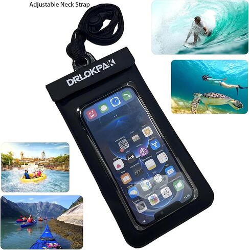 DRLOKPAK Waterproof Phone Case Armband Surfing Dry Bag Floating Waterproof Pouch Holder for iPhone 15 14 13 12 Pro Max XS Plus Se Galaxy S23 + Ultra W24 Google LG Phone up to 7inch in Kuwait