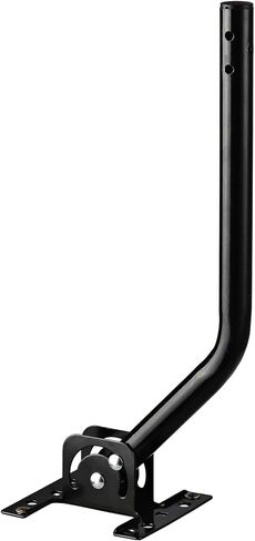 PBD Adjustable Antenna Mounting Pole for Attic or Outdoor Use – Universal Mount Bracket for TV Antenna & Weather Station, Heavy Duty Steel, Weatherproof, Easy Installation, 1" Dia Pole, 16.5" Arm in Saudi Arabia