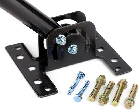 PBD Adjustable Antenna Mounting Pole for Attic or Outdoor Use – Universal Mount Bracket for TV Antenna & Weather Station, Heavy Duty Steel, Weatherproof, Easy Installation, 1" Dia Pole, 16.5" Arm in Saudi Arabia