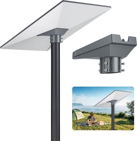 Starlink Standard 4 Pole Mount - Heavy-Duty Aluminum Pole Mounting Kit for Roof, RV & Outdoor, Adjustable Secure Bracket for Starlink Standard 4/4X/Gen3/V3 Kickstand Dishy (Pipe Not Included) in Saudi Arabia