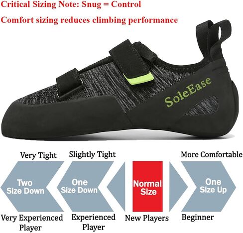 Entry-Level All-Around Men & Women Climbing Shoes for Gym and Sport Climbing (007Black,48) in Saudi Arabia