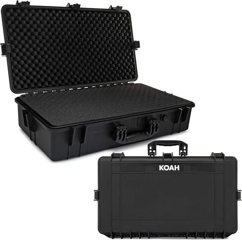 Koah Weatherproof Hard Case | 25.4' x 13.7' x 6.4' inner, Customizable Foam 28.3' x 16.9' x 7.0' Inch outer in Kuwait
