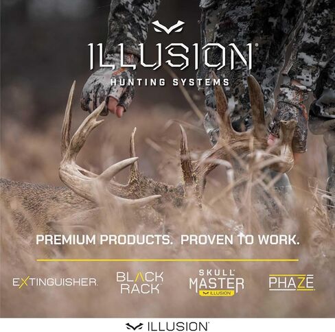 Black Rack Rattling System by Illusion | Rattling Antlers | Rattling Horns | Deer Call | Bone-Core Technology in Saudi Arabia