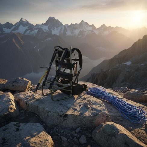 Aluminum Hiking Frame External Support Pack Lightweight Structure Adjustable Harness Load Distribution for Mountain Travel Outdoor Activities, Green, Green Frame Camouflage Backing in Saudi Arabia
